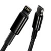 Baseus Tungsten Gold Cable Type-C to iP PD 20W 1m (černý)