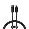 Baseus Tungsten Gold Cable Type-C to iP PD 20W 1m (černý)