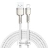 USB kabel pro Lightning Baseus Cafule, 2,4A, 2m (bílý)