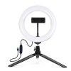 Puluz s držákem na stativ a 20cm LED kroužkem Vlogging PKT3073B
