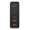 Cestovní nabíječka Baseus GaN2 Pro Quick 2x USB 2x USB-C, 100W, EU (černá)