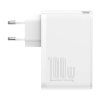 Cestovní nabíječka Baseus GaN2 Pro Quick 2x USB 2x USB-C, 100W, EU (bílá)
