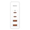 Cestovní nabíječka Baseus GaN2 Pro Quick 2x USB 2x USB-C, 100W, EU (bílá)
