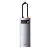 Hub 5v1 Baseus Metal Gleam Series, USB-C na 3x USB 3.0 HDMI USB-C PD