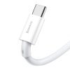 Kabel USB na USB-C řady Superior, 66W, 2m (bílý)