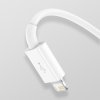 Kabel USB 3v1 Baseus Superior Series, USB na micro USB / USB-C / Lightning, 3,5 A, 1,2 m (bílý)
