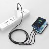 Kabel USB 3v1 Baseus Tungsten Gold, USB na micro USB / USB-C / Lightning, 3,5 A, 1,5 m (černý)