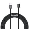 Kabel USB na USB-C řady Superior, 66W, 2m (černý)