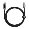 Baseus Display Cable USB-C na Type-C 100W 1m (černý)