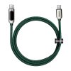 Baseus Display Cable USB-C to USB-C 100W 1m (zelený)