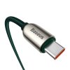 Baseus Display Cable USB-C to USB-C 100W 1m (zelený)