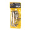 Sady šestihranných klíčů 1,5-10 mm Deli Tools EDL3100 (stříbrné)