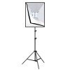 Studiová sada Puluz softbox 50x70cm, stativ, LED žárovka 4 ks PU5071EU