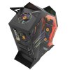 Počítačová skříň Darkflash K1 (černo-oranžová)