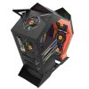 Počítačová skříň Darkflash K1 (černo-oranžová)