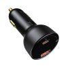 Nabíječka do auta Baseus Superme, USB, USB-C, 100W (černá)