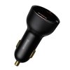 Nabíječka do auta Baseus Superme, USB, USB-C, 100W + kabel USB-C (černá)