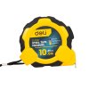 Ocelové měřicí pásmo 10m/25mm Deli Tools EDL3799Y (žluté)