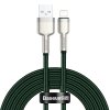 Kabel USB pro Lightning Baseus Cafule, 2,4A, 2m (zelený)