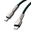 Kabel Baseus USB-C pro Lightning 2 m (zelený)