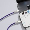 Kabel Baseus Cafule Series USB-C pro Lightning, 20W, 2m (fialový)