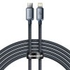 Kabel Baseus Crystal Shine USB-C na Lightning, 20 W, PD, 2 m (černý)