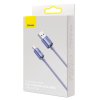 Baseus Crystal Shine kabel USB na Lightning, 2,4A, 2m (fialový)