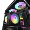Sada počítačových ventilátorů Darkflash INF8 ARGB, 3v1 120x120 (černá)