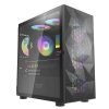 Sada počítačových ventilátorů Darkflash INF8 ARGB, 3v1 120x120 (černá)