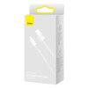 Baseus Dynamic kabel USB na Lightning, 2,4 A, 2 m (bílý)
