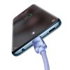 Baseus Crystal Shine kabel USB-C na USB-C, 100 W, 2 m (fialový)