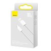 Kabel USB na USB-C Baseus řady Dynamic, 100 W, 1 m (bílý)