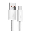 Kabel USB na USB-C Baseus řady Dynamic, 100 W, 1 m (bílý)