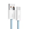 Kabel USB na USB-C Baseus řady Dynamic, 100 W, 1 m (modrý)