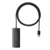 Rozbočovač 4v1 Baseus Lite Series USB na 4x USB 3.0, 1 m (černý)