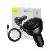 Nabíječka do auta Baseus Qualcomm, USB, 2x USB-C, 160 W (šedá)