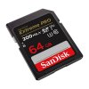 Paměťová karta SANDISK EXTREME PRO SDXC 64GB 200/90 MB/s UHS-I U3 (SDSDXXU-064G-GN4IN)