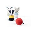 B.O.1437 Vzdělávací plyšová hračka na bowling BADGER EDMUND FRIENDS