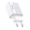 Síťová nabíječka Vipfan E01, 1x USB, 2,4A + kabel Micro USB (bílý)