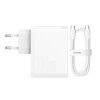 Nástěnná nabíječka Baseus GaN5 Pro USB-C + USB, 100W + 1m kabel (bílá)