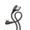 Kabel USB-C Mcdodo CA-5280 LED, 1,2 m (černý)