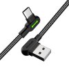 Kabel USB-C Mcdodo CA-5280 LED, 1,2 m (černý)