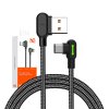 Kabel USB-C Mcdodo CA-5280 LED, 1,8 m (černý)
