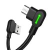 Kabel USB-Micro USB Mcdodo CA-5280 LED, 3 m (černý)