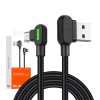 Kabel USB-Micro USB Mcdodo CA-5280 LED, 3 m (černý)