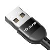 Pružinový kabel USB k USB-C Mcdodo Omega CA-6420 1,8 m (černý)