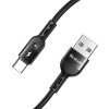 Pružinový kabel USB k USB-C Mcdodo Omega CA-6420 1,8 m (černý)
