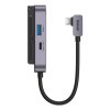 Rozbočovač 4v1 Baseus PadJoy Series USB-C na USB 3.0 + HDMI + USB-C PD + jack 3,5 mm (šedý)
