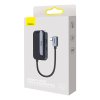 Rozbočovač 4v1 Baseus PadJoy Series USB-C na USB 3.0 + HDMI + USB-C PD + jack 3,5 mm (šedý)