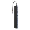 Rozbočovač 11v1 Baseus EliteJoy Gen2 series USB-C na 3xUSB 3.0 + USB 2.0 + USB-C PD + USB-C + RJ45 + HDMI + jack 3,5 mm + SD/TF (šedý)